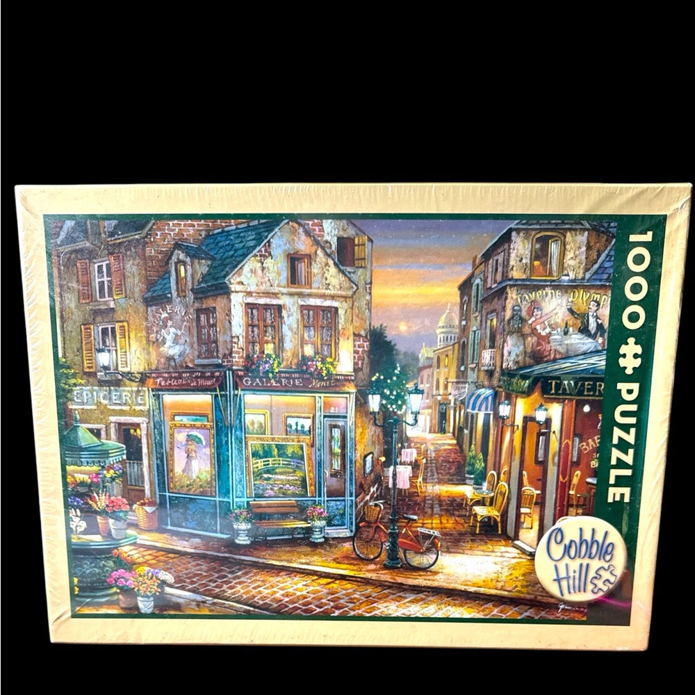 Cobble Hill “Twilight in Paris” 1000 piece Puzzle. 26.625” x 19.25”. (3-I)